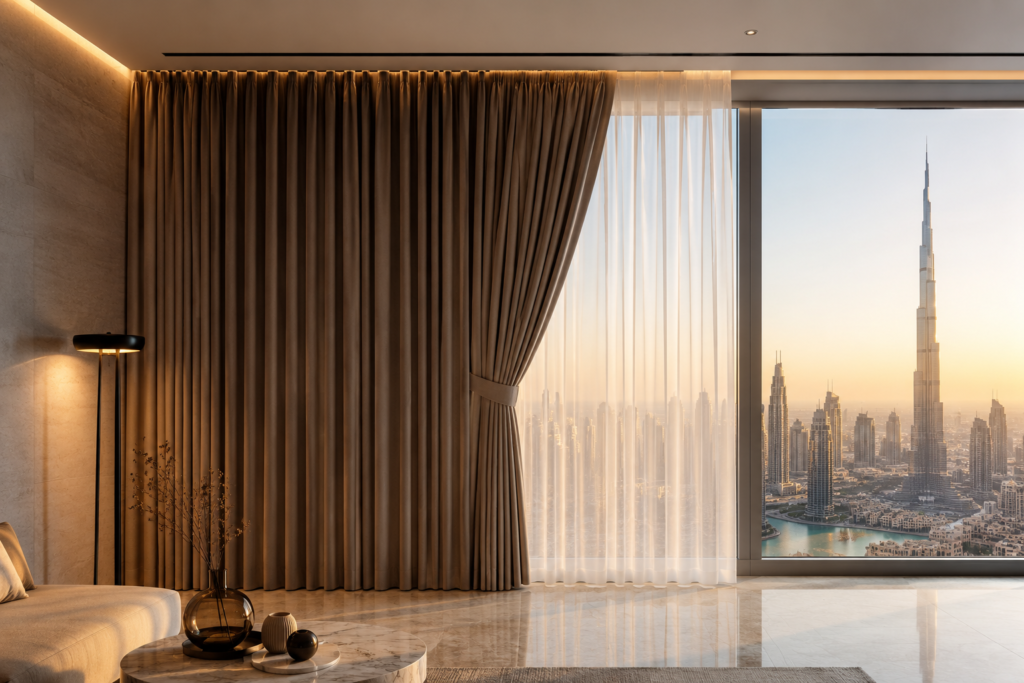 Pinch Pleat Curtains Dubai