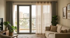 What are sheer curtains for the living room best used for?